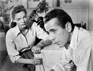 Nora (Bacall) and Frank (Bogart)